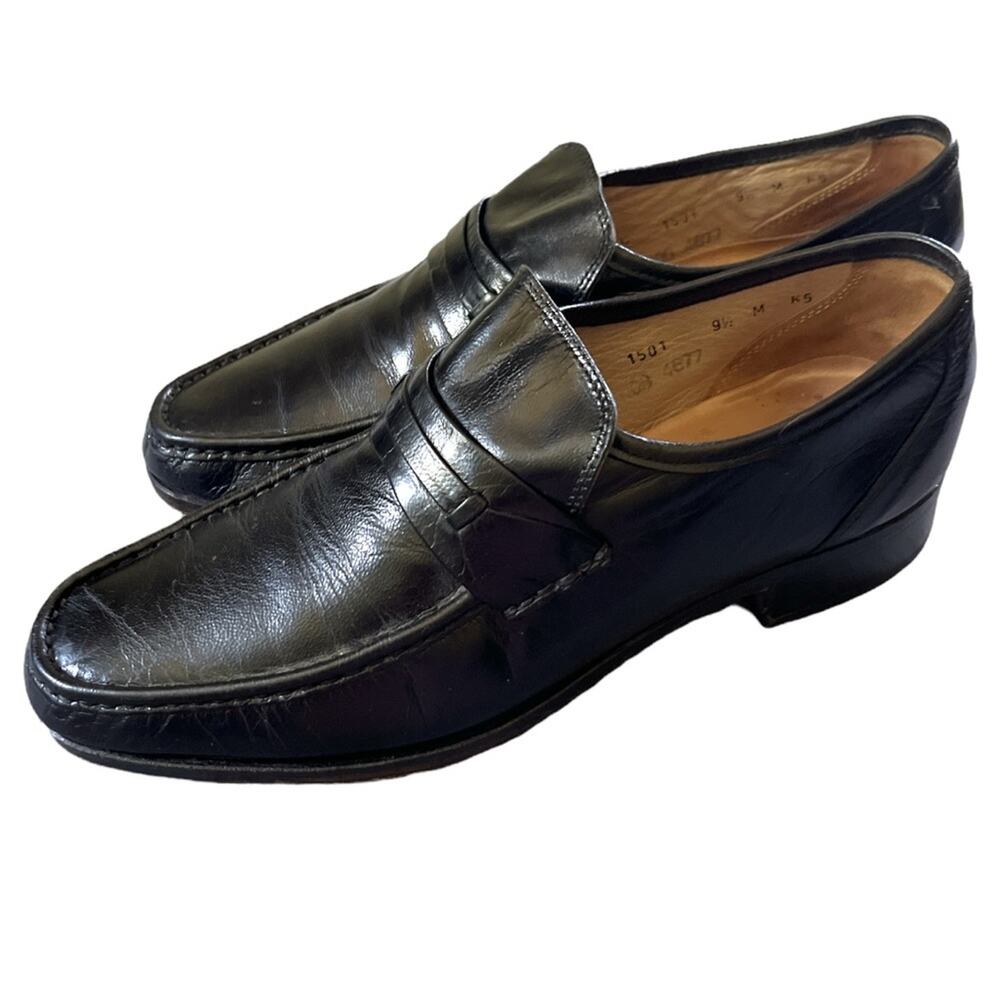 Vintage Coburne Square Leather Loafers